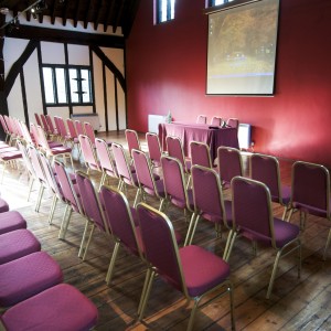 Conference setting at the Hospitium